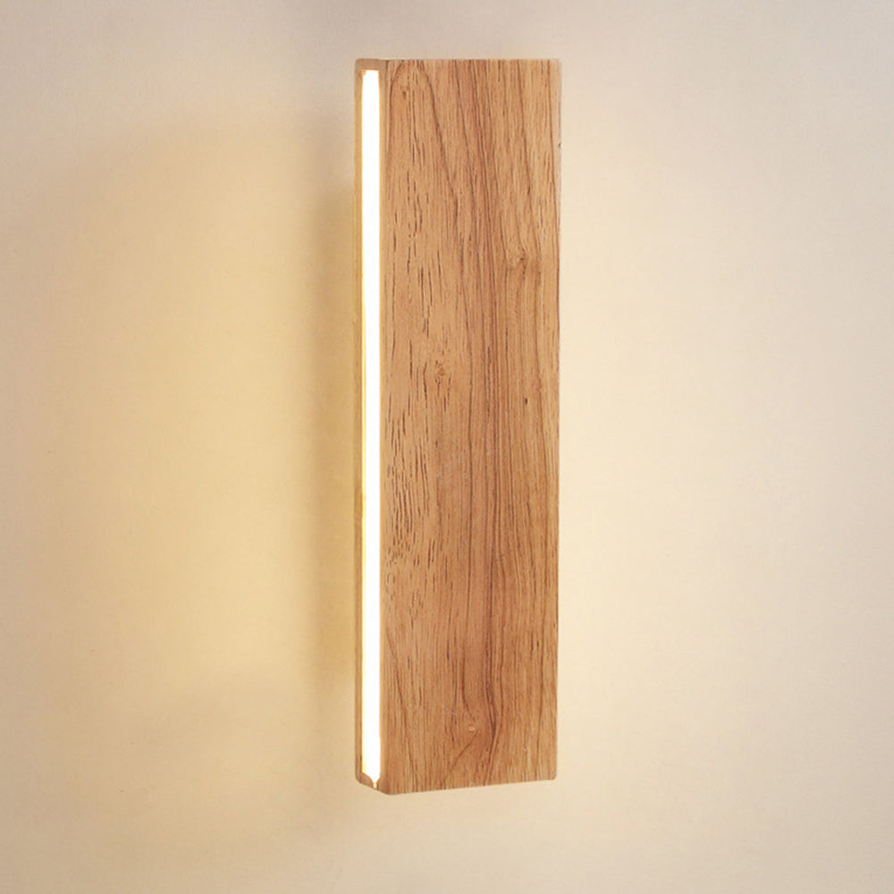Nzmarket™ Rotatable Wood LED Wall Light – Adjustable Arm, Natural Timber