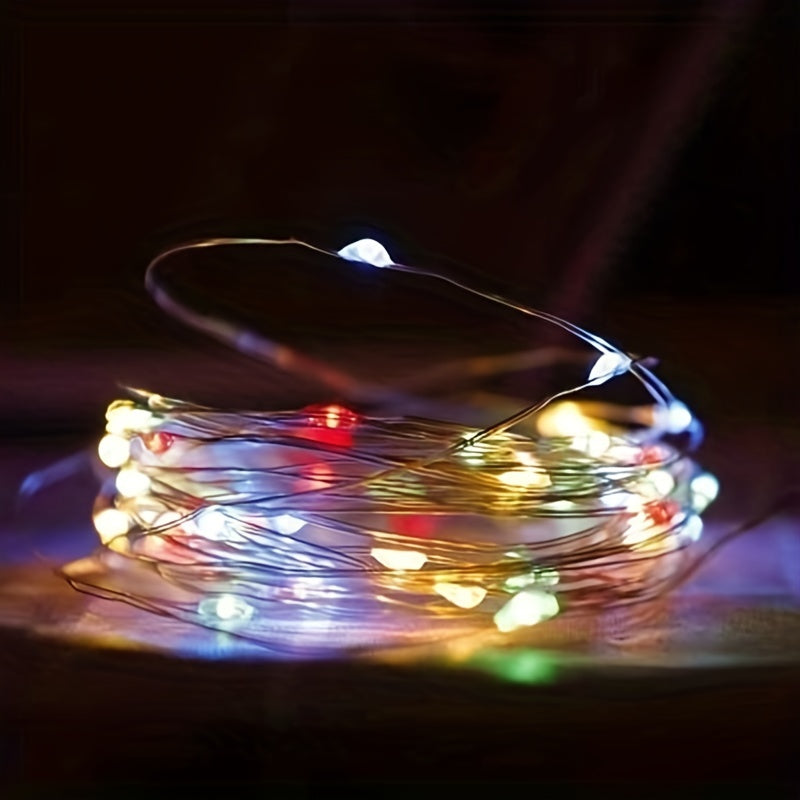 Nzmarket Copper Wire Battery Fairy Lights – 1m to 10m, Warm Yellow Glow
