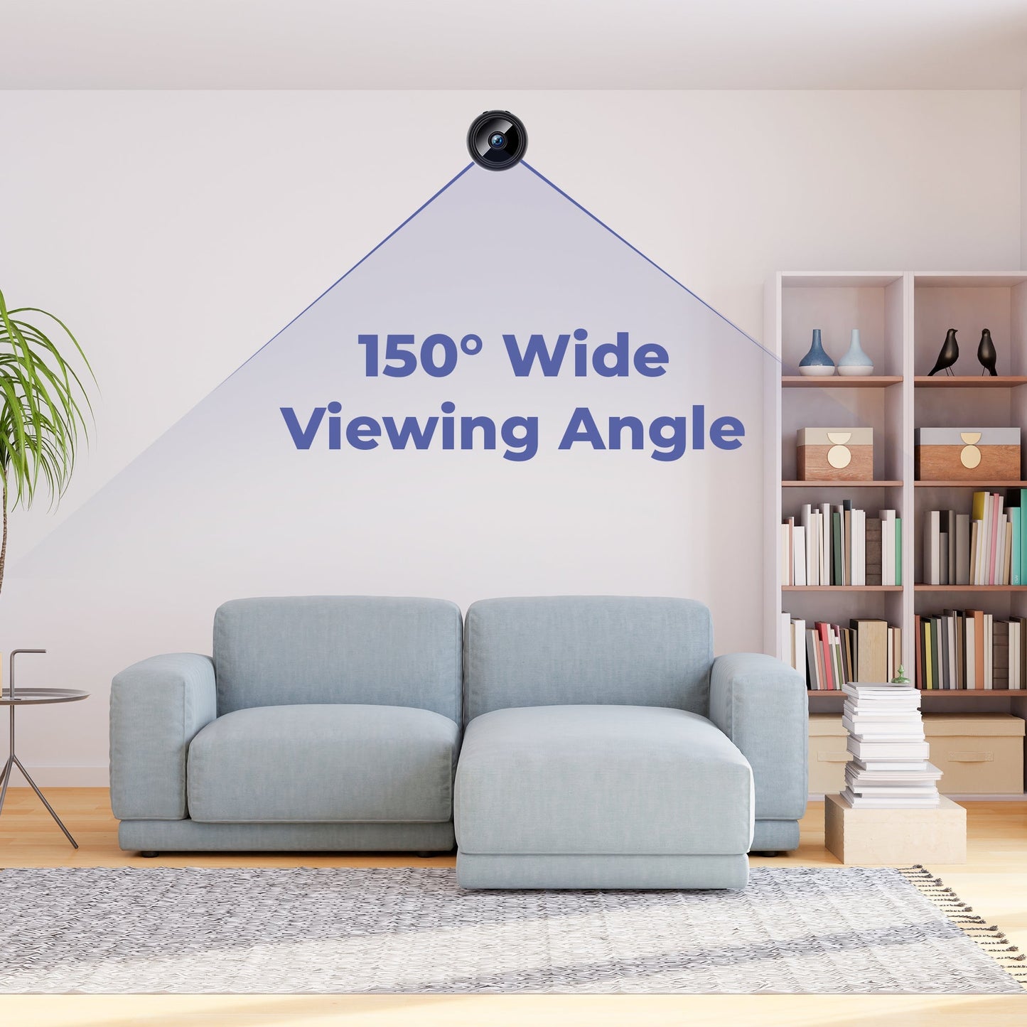 Nzmarket™ Wireless Indoor HD Security Camera – Night Vision, Motion Alerts