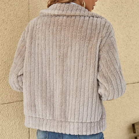 Phoebe - Stylish Plushy Cardigan