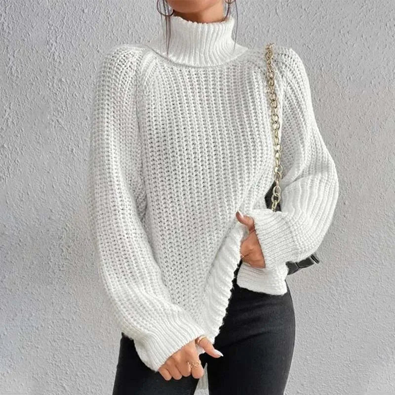 Lily - Knitted Turtleneck Sweater
