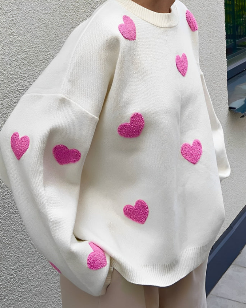 Claire - Love Embroidery Sweater