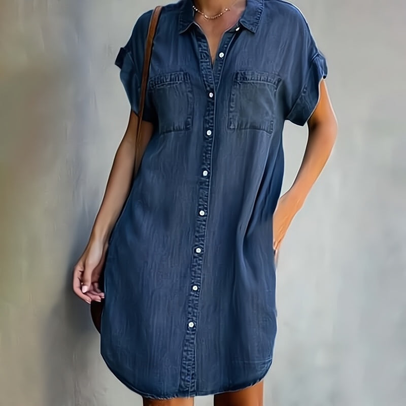 Bella - Stylish Denim Dress
