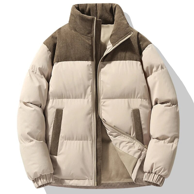 Caleb - Corduroy Cotton-Padded Jacket