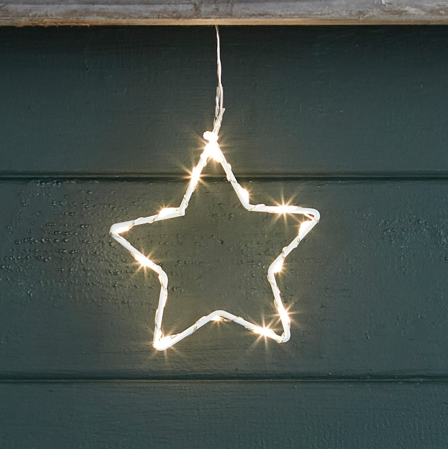 Nzmarket Outdoor Star LED String Lights – Weather-Resistant, Warm White
