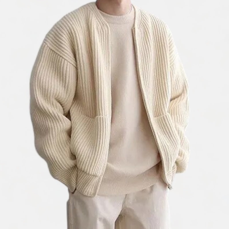 Alexander - Men's Zipper Cardigan