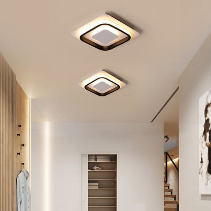 Nzmarket Geometric LED Flush Mount Ceiling Light – Square & Round