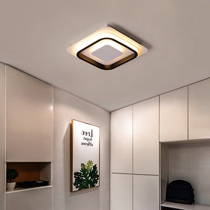 Nzmarket Geometric LED Flush Mount Ceiling Light – Square & Round