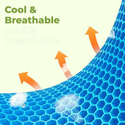 Honeycomb Gel Seat Cushion – Super Comfortable