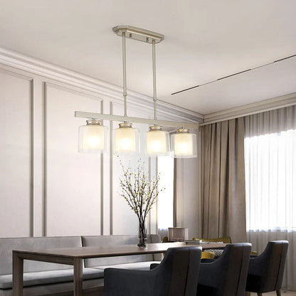 Nzmarket™ Modern Glass Globe Pendant Ceiling Light – Kitchen Island & Dining