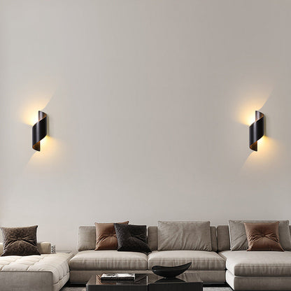 Nzmarket Minimalist Aluminium LED Wall Light – Warm White, Flush Mount