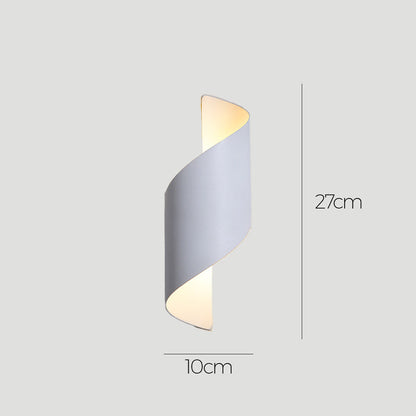 Nzmarket Minimalist Aluminium LED Wall Light – Warm White, Flush Mount