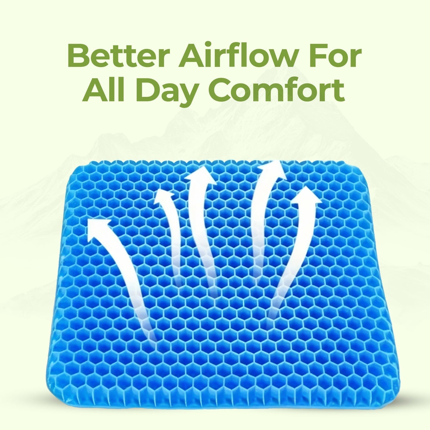 Honeycomb Gel Seat Cushion – Super Comfortable