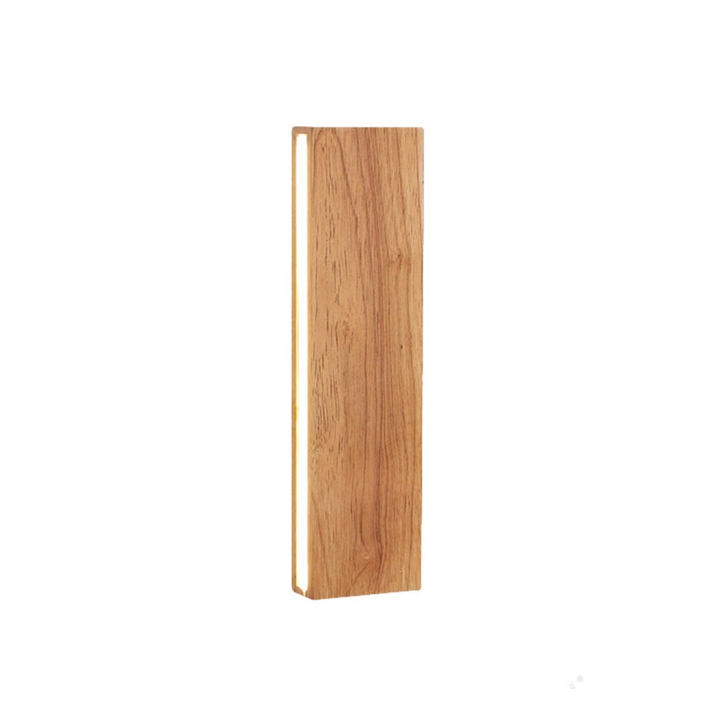 Nzmarket™ Rotatable Wood LED Wall Light – Adjustable Arm, Natural Timber