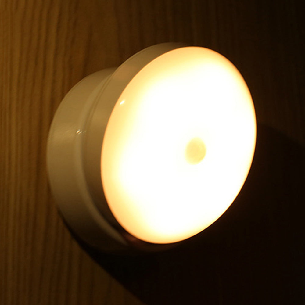 Nzmarket Indoor LED Motion Sensor Night Light – Auto On/Off, Soft Glow