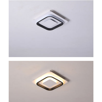 Nzmarket Geometric LED Flush Mount Ceiling Light – Square & Round