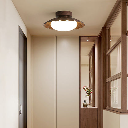 Nzmarket Vintage Acrylic Flush Mount Ceiling Light – 3-Colour Switch