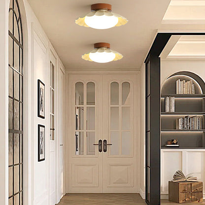 Nzmarket Vintage Acrylic Flush Mount Ceiling Light – 3-Colour Switch
