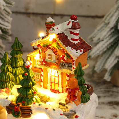 Nzmarket LED Musical Snow Globe Christmas Ornament – Animated Festive Keepsake