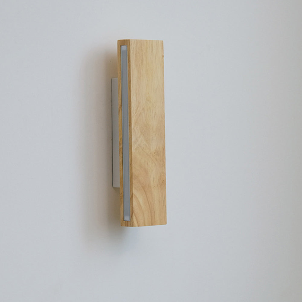 Nzmarket™ Rotatable Wood LED Wall Light – Adjustable Arm, Natural Timber