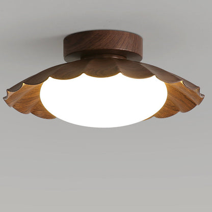 Nzmarket Vintage Acrylic Flush Mount Ceiling Light – 3-Colour Switch