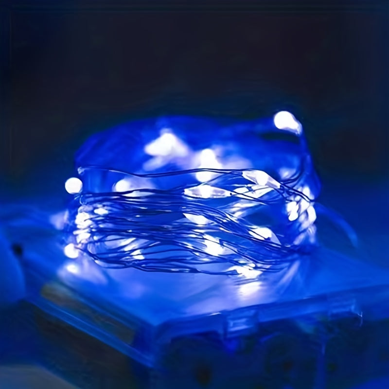 Nzmarket Copper Wire Battery Fairy Lights – 1m to 10m, Warm Yellow Glow