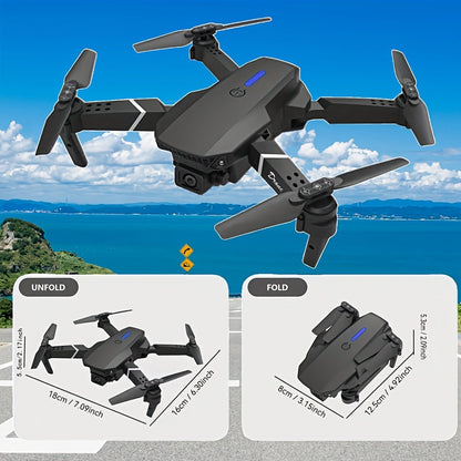 Nzmarket E88 Dual Camera WiFi FPV Drone – Altitude Hold, One-Key Return