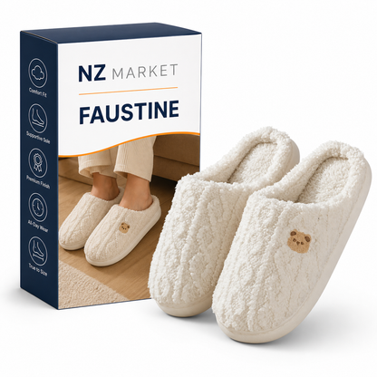 FAUSTINE - Cosy Winter Slippers for Women with Soft Soles