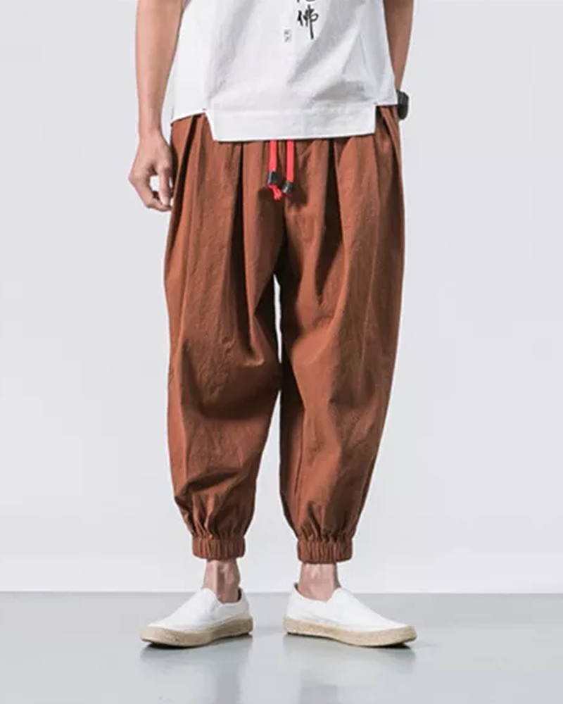 Ethan - Loose Cropped Pants
