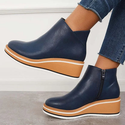 Alba - Elegant Wool-Lined Boots
