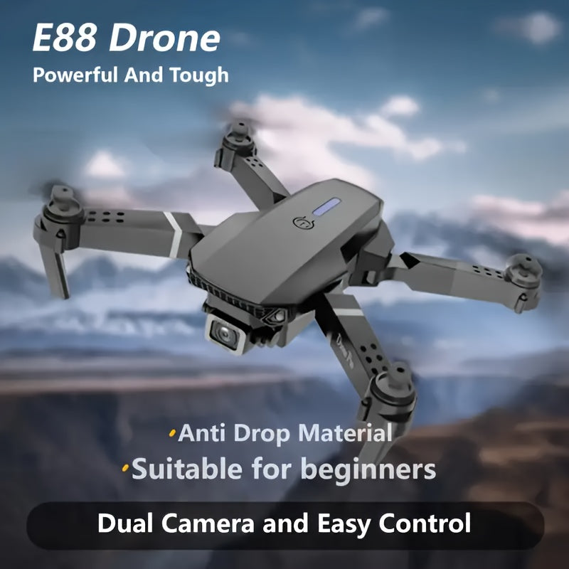 Nzmarket E88 Dual Camera WiFi FPV Drone – Altitude Hold, One-Key Return