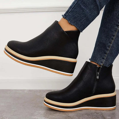 Alba - Elegant Wool-Lined Boots
