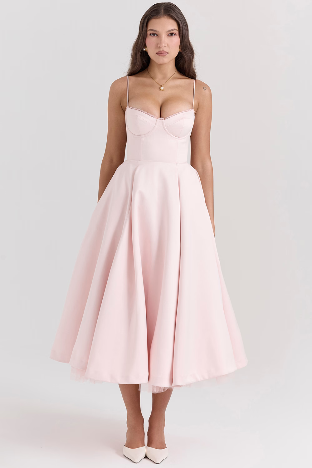 Vanna - Elegant satin party dress