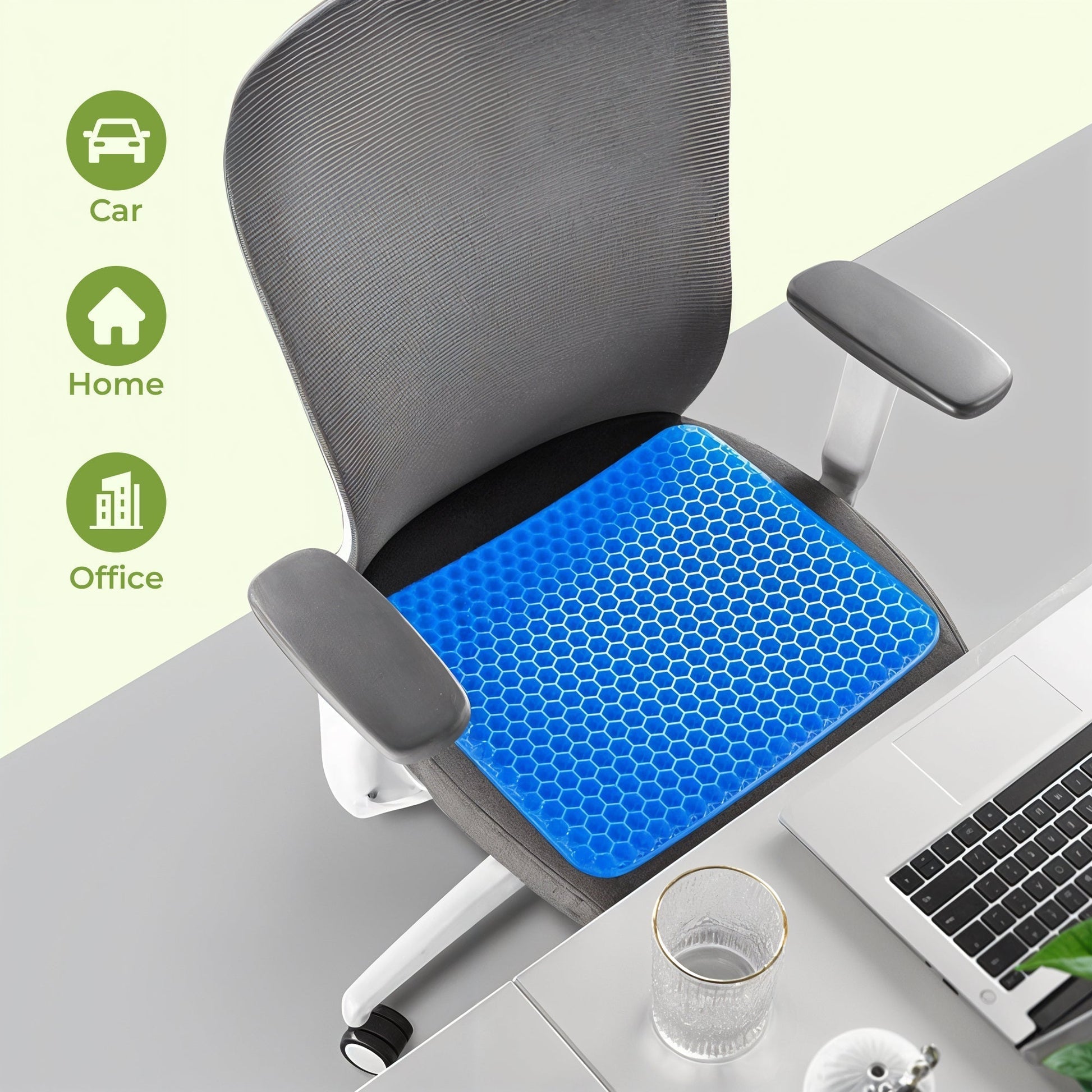Honeycomb Gel Seat Cushion – Super Comfortable