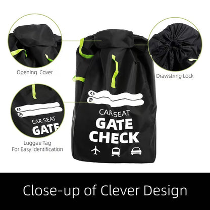 Nzmarket Convertible Car Seat Travel Backpack Bag | Waterproof Child Seat Protector