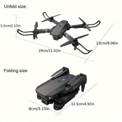 Nzmarket E88 Dual Camera WiFi FPV Drone – Altitude Hold, One-Key Return