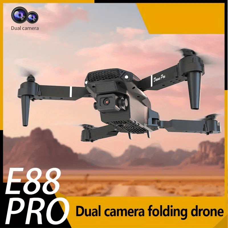 Nzmarket E88 Dual Camera WiFi FPV Drone – Altitude Hold, One-Key Return