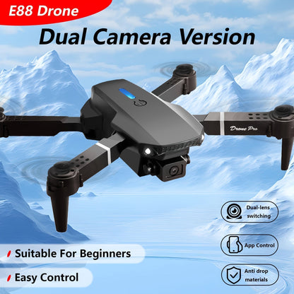 Nzmarket E88 Dual Camera WiFi FPV Drone – Altitude Hold, One-Key Return