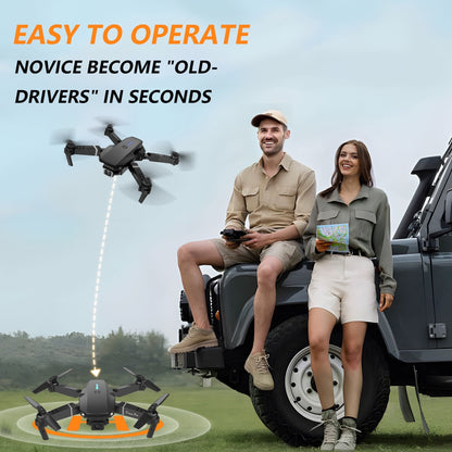 Nzmarket E88 Dual Camera WiFi FPV Drone – Altitude Hold, One-Key Return