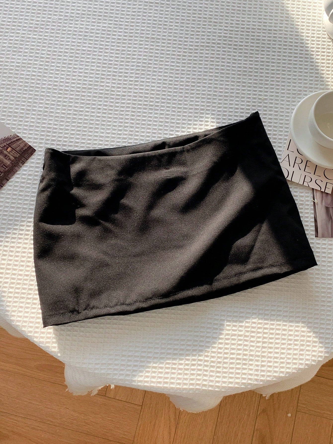 Nzmarket Valerie Low-Waist Mini Skirt – Solid Colour Summer Casual