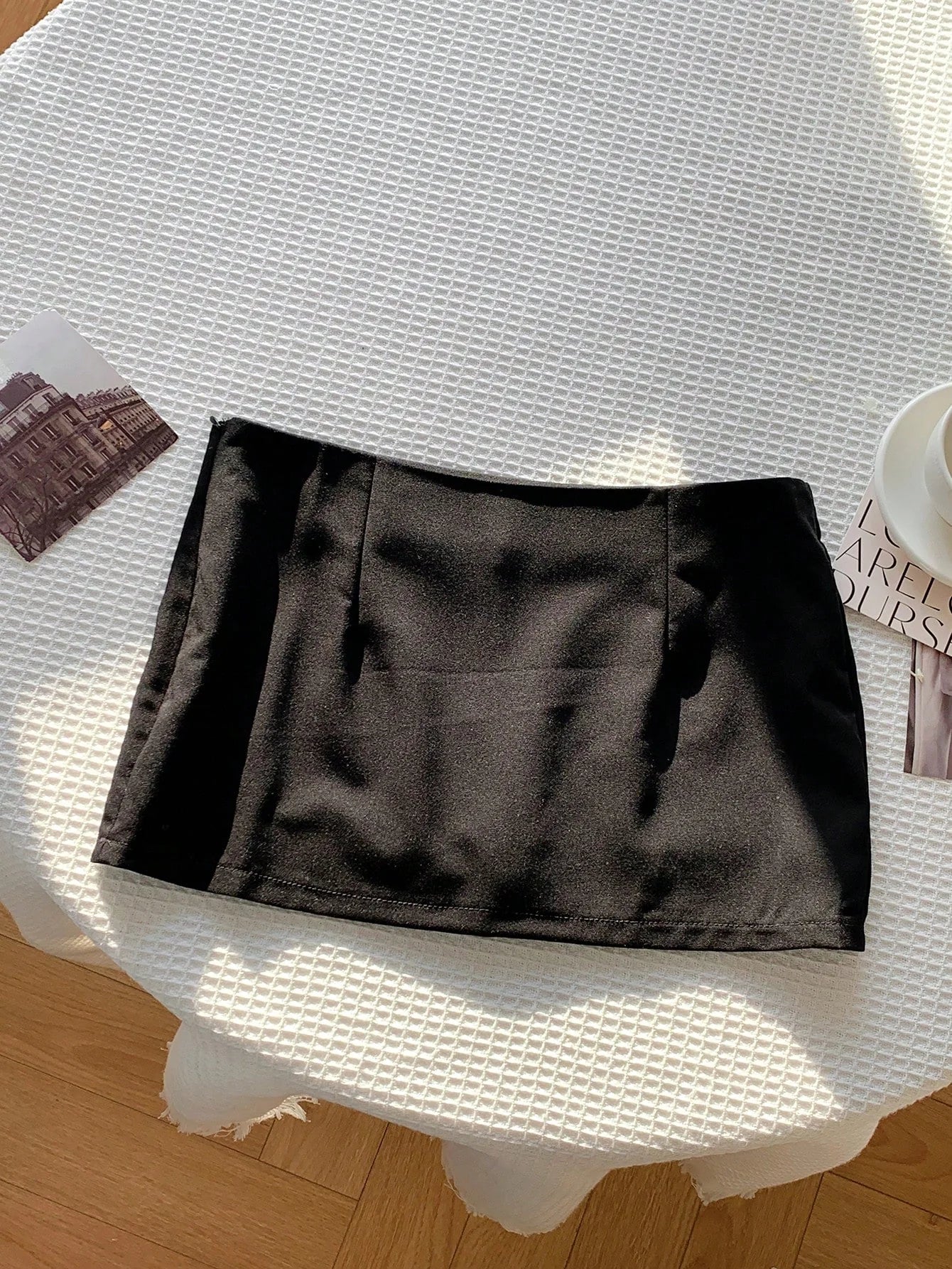 Nzmarket Valerie Low-Waist Mini Skirt – Solid Colour Summer Casual