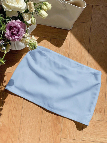 Nzmarket Valerie Low-Waist Mini Skirt – Solid Colour Summer Casual