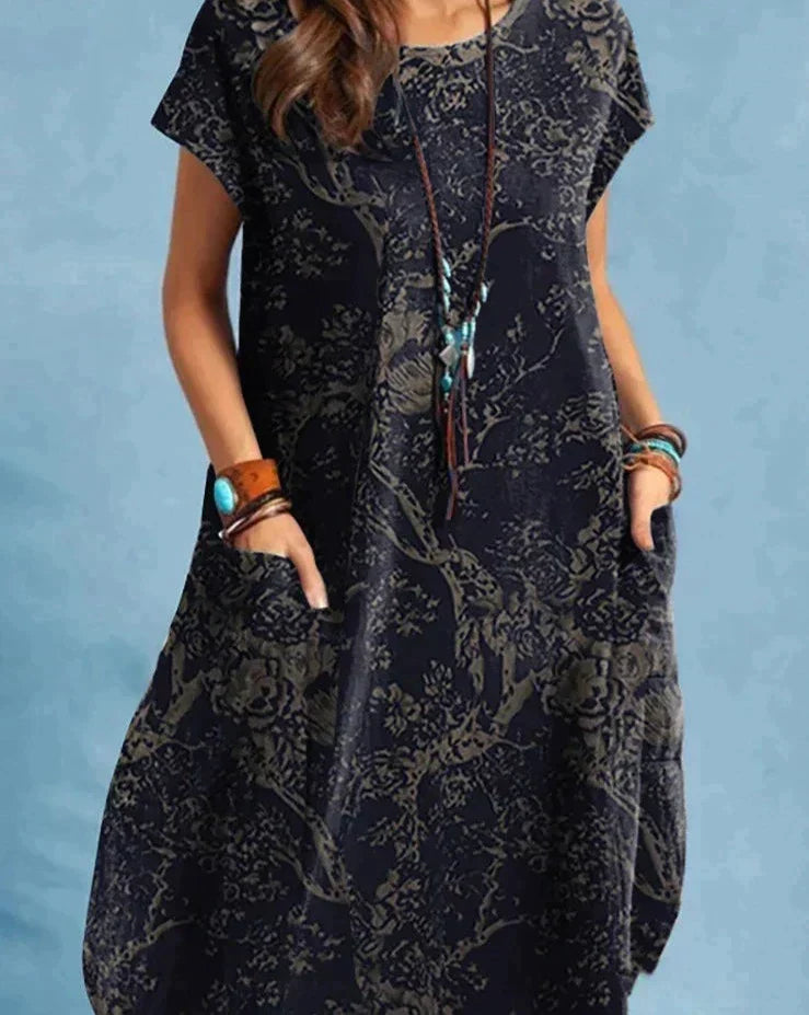Amelia - Elegant Vintage Midi Dress