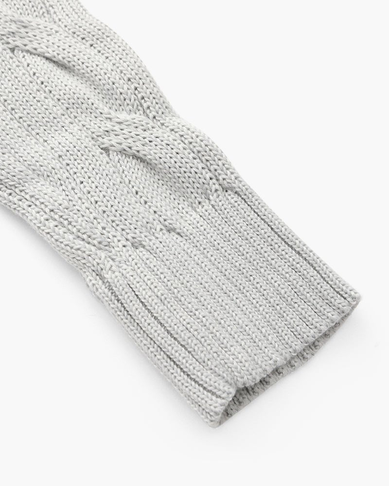 Kit | Men's Cable Knit Half-Zip Sweater