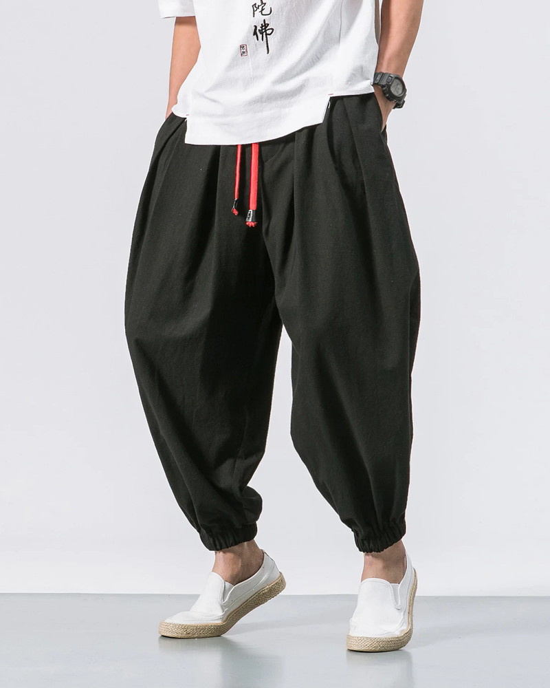 Ethan - Loose Cropped Pants