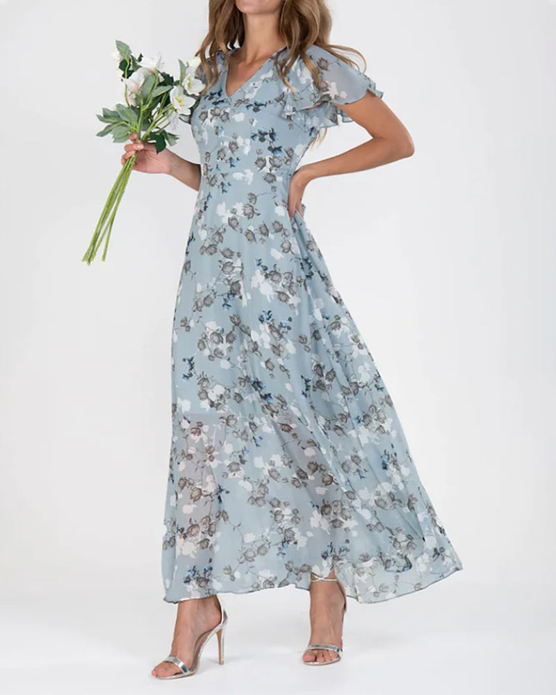 Victoria - Chic Floral Dress