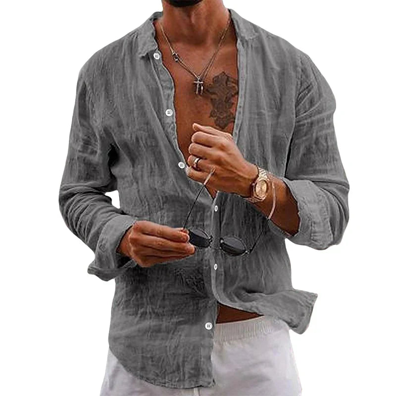 Louis - High Quality Linen Shirt