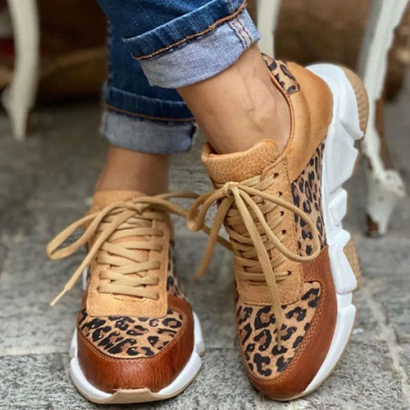 Aurora - Low-top Leopard Shoes
