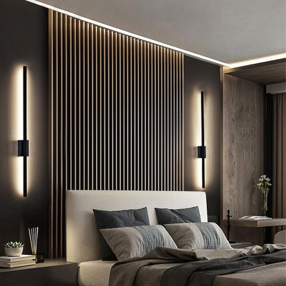 Nzmarket Long LED Wall Light – Matte Black, 4 Lengths up to 120cm