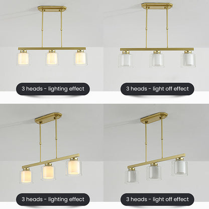 Nzmarket™ Modern Glass Globe Pendant Ceiling Light – Kitchen Island & Dining